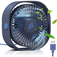 Los mejores  - TedGem Ventilador USB- Mini Ventilador USB Silencioso- Personal Portátil Ventilador PC- para Oficina-Hogar-Viajar…